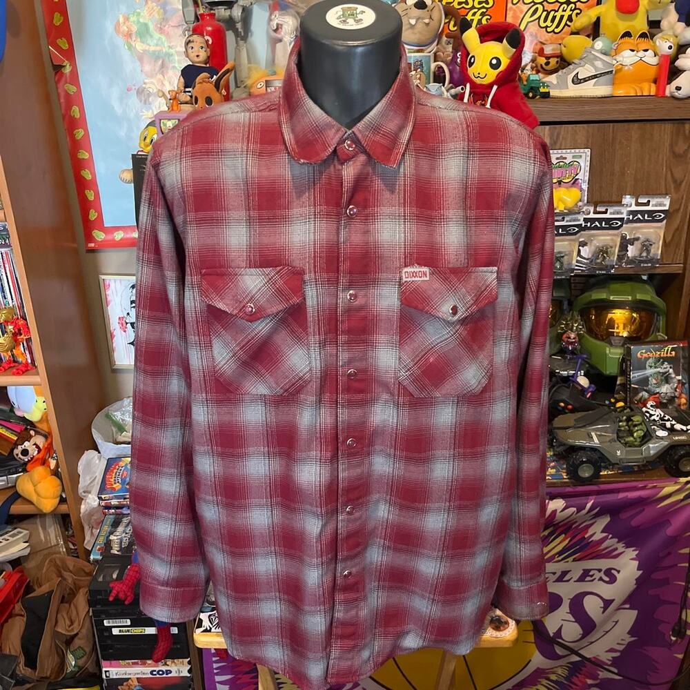 Dixxon Flannel Company Pinot Circle Jerks Pearl Snap Size XL